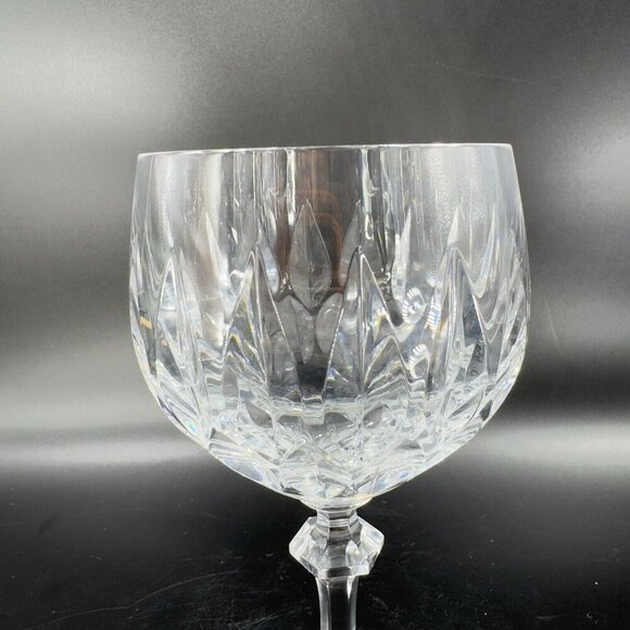 Gorham Crystal LA SCALA Clear Drinking Glass Stemware Goblet Single Glass 6.5in - Picture 12 of 16